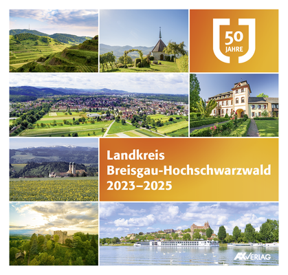 Jubiläumsbroschüre 50 Jahre Landkreis Breisgau-Hochschwarzwald 2023-2025